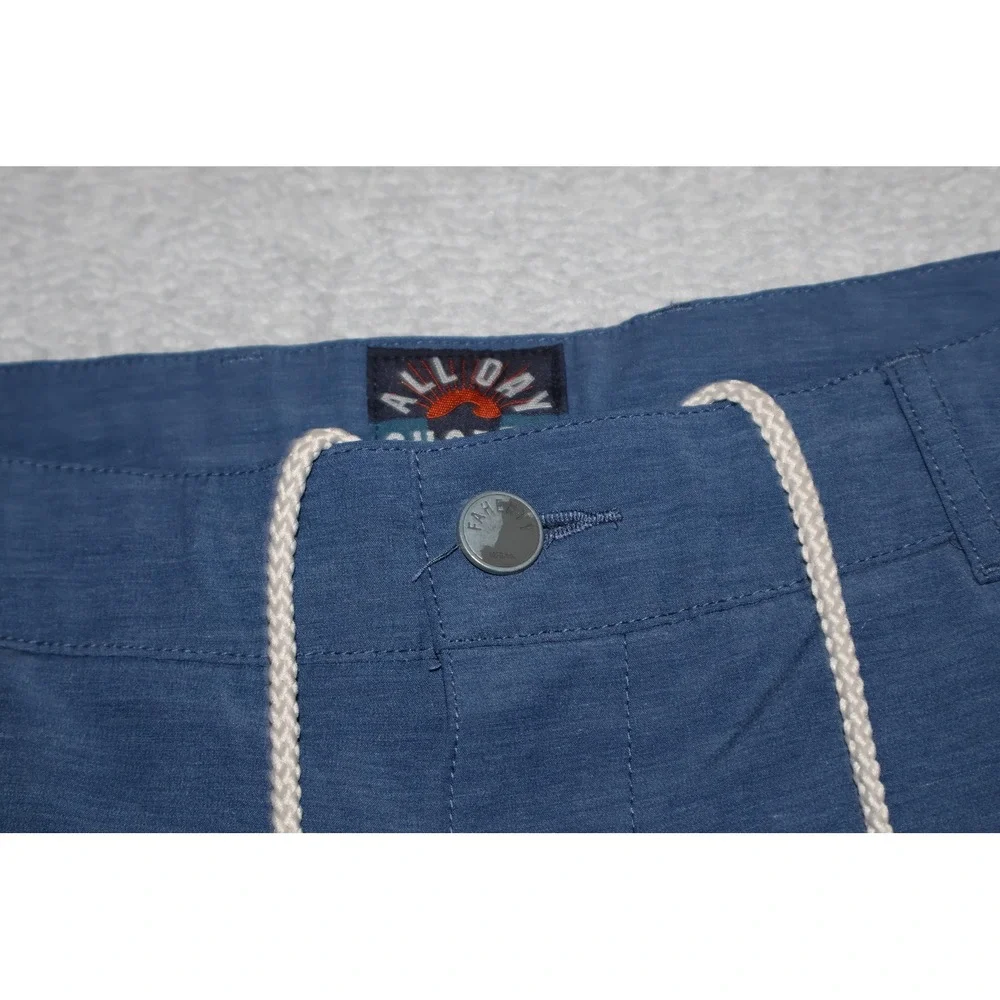 Faherty All Day Shorts Mens 34 Hybrid Board Shorts Drawstring Stretch 7